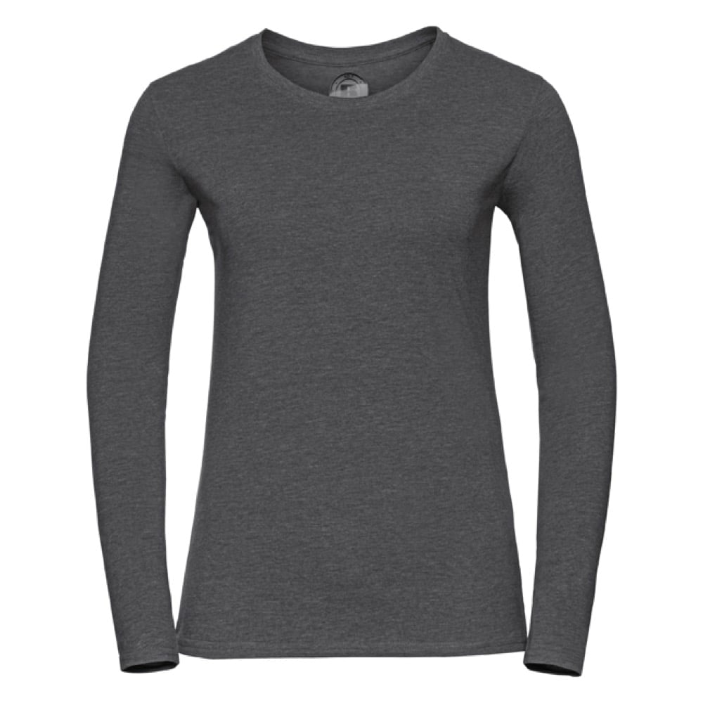 Grey Marl - Damski Longsleeve HD