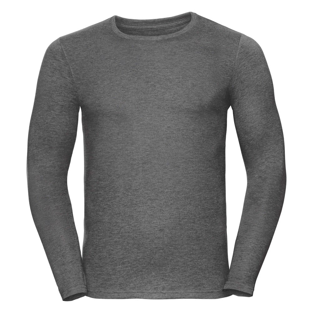 Grey Marl - Męski longsleeve HD