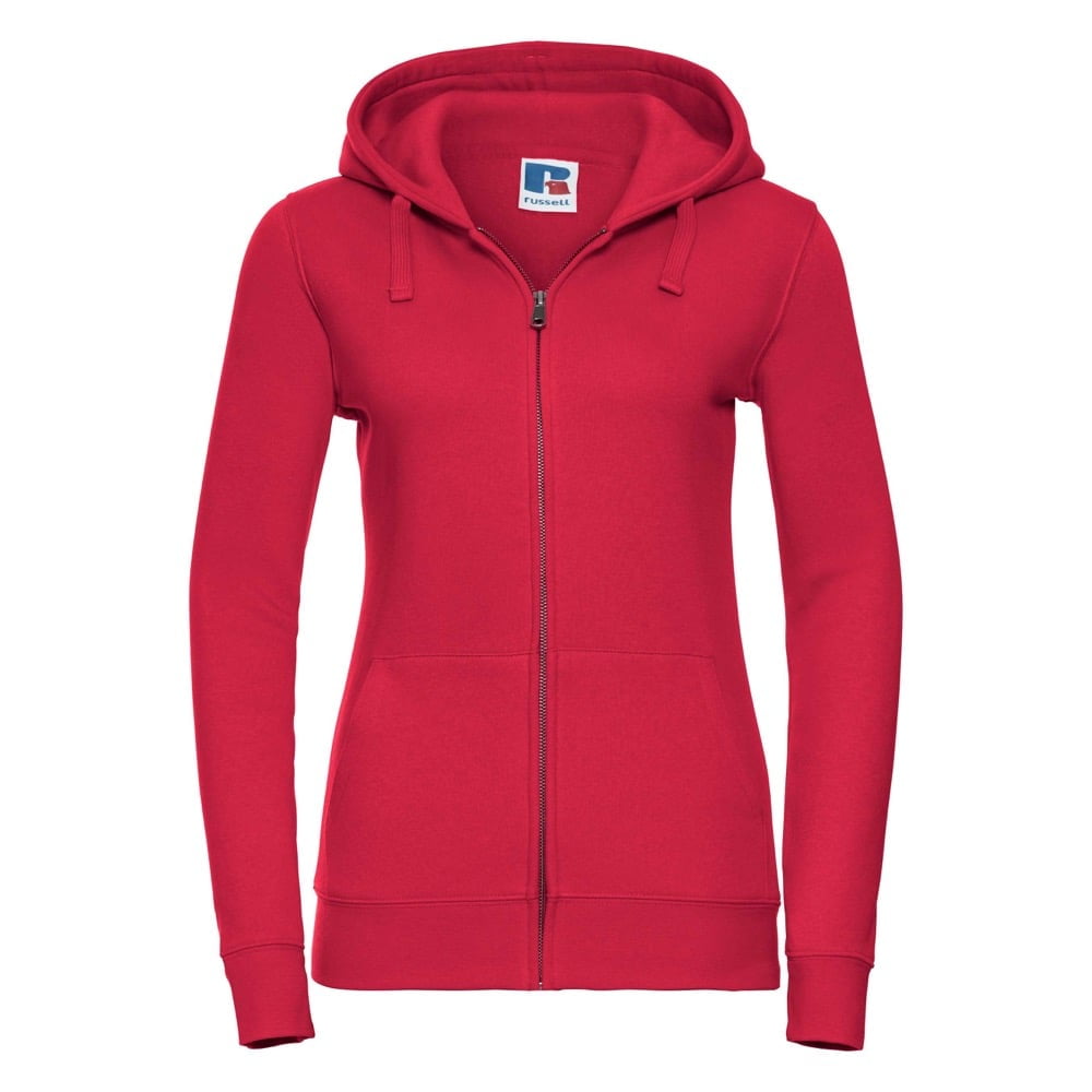 Classic Red - Damska bluza z kapturem Authentic