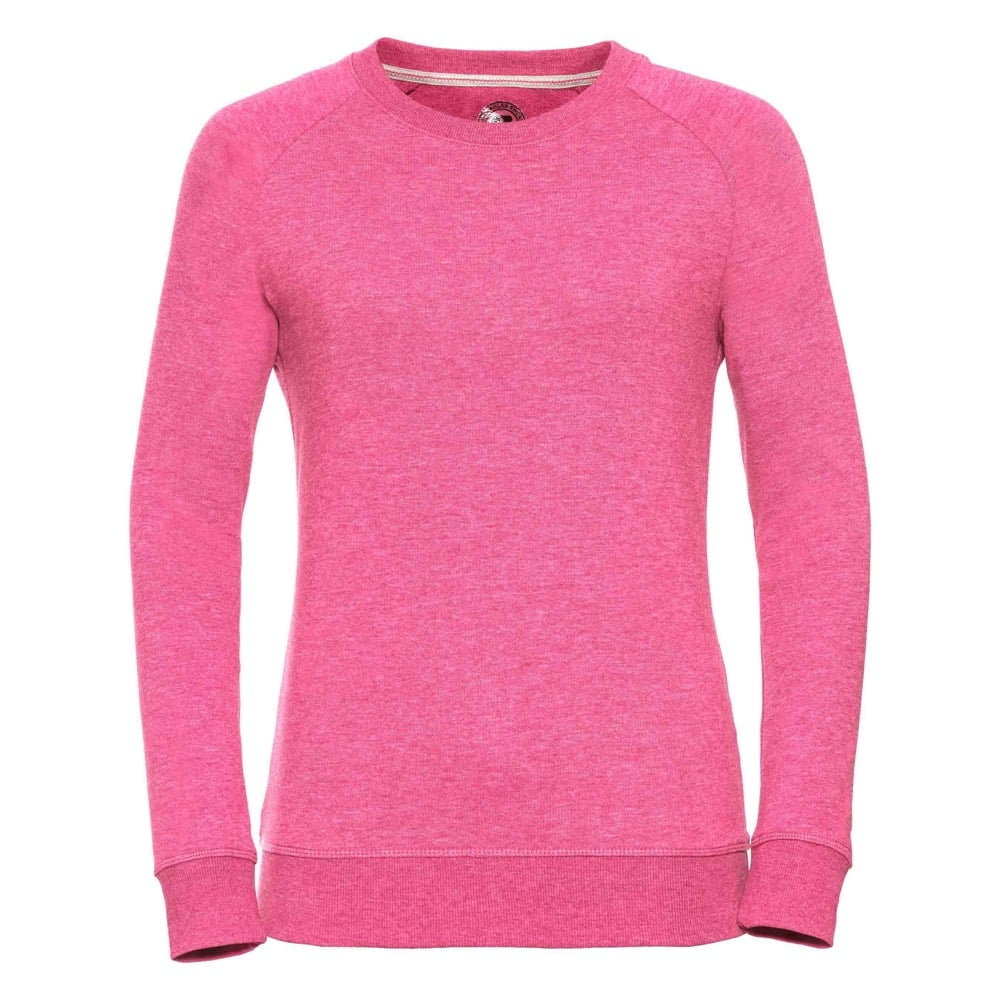 Pink Marl - Damska bluza Crewneck HD