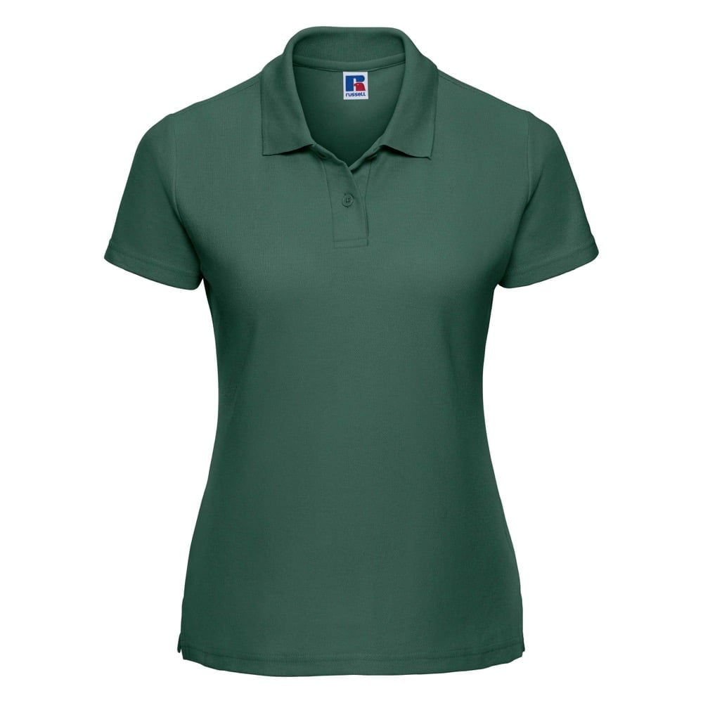 Bottle Green - Damska koszulka polo Polycotton