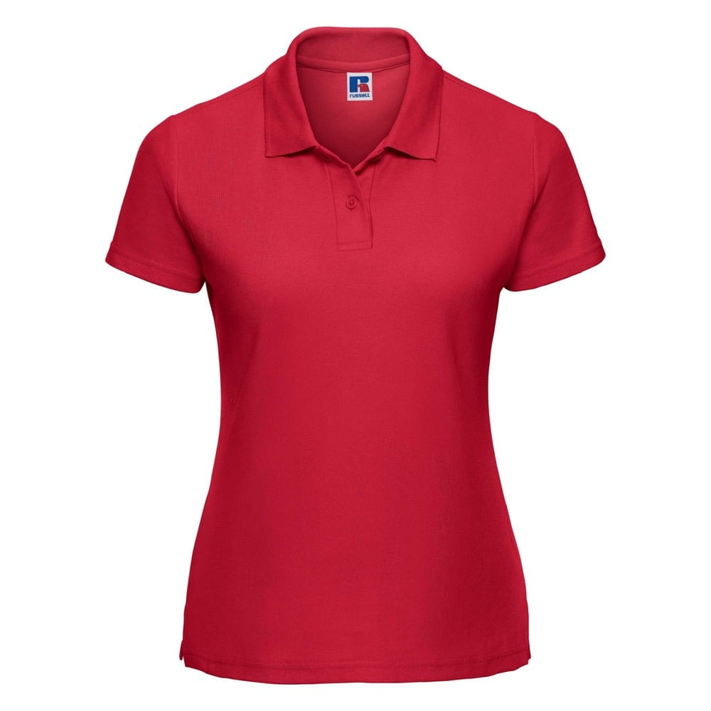 Classic Red - Damska koszulka polo Polycotton