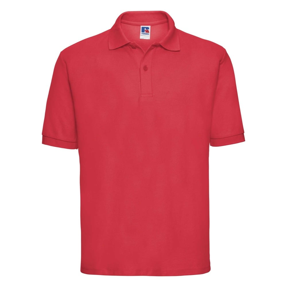 Bright Red - Męska koszulka polo PolyCotton