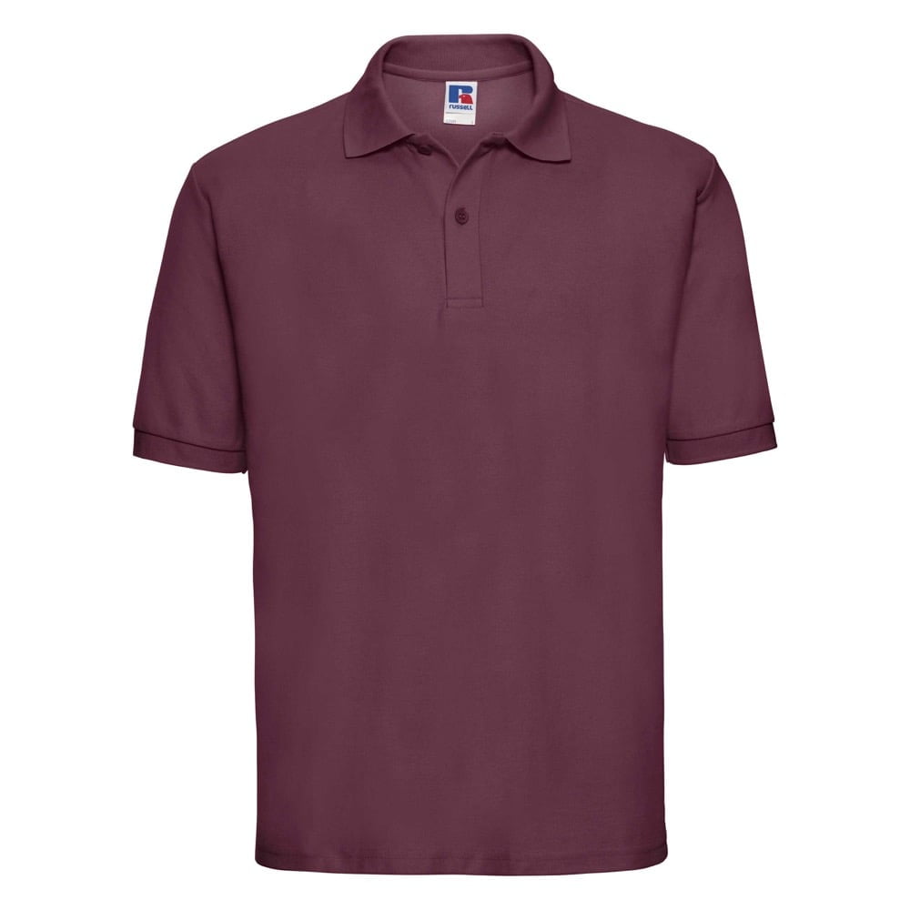 Burgundy - Męska koszulka polo PolyCotton