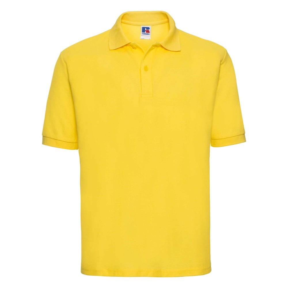 Yellow - Męska koszulka polo PolyCotton