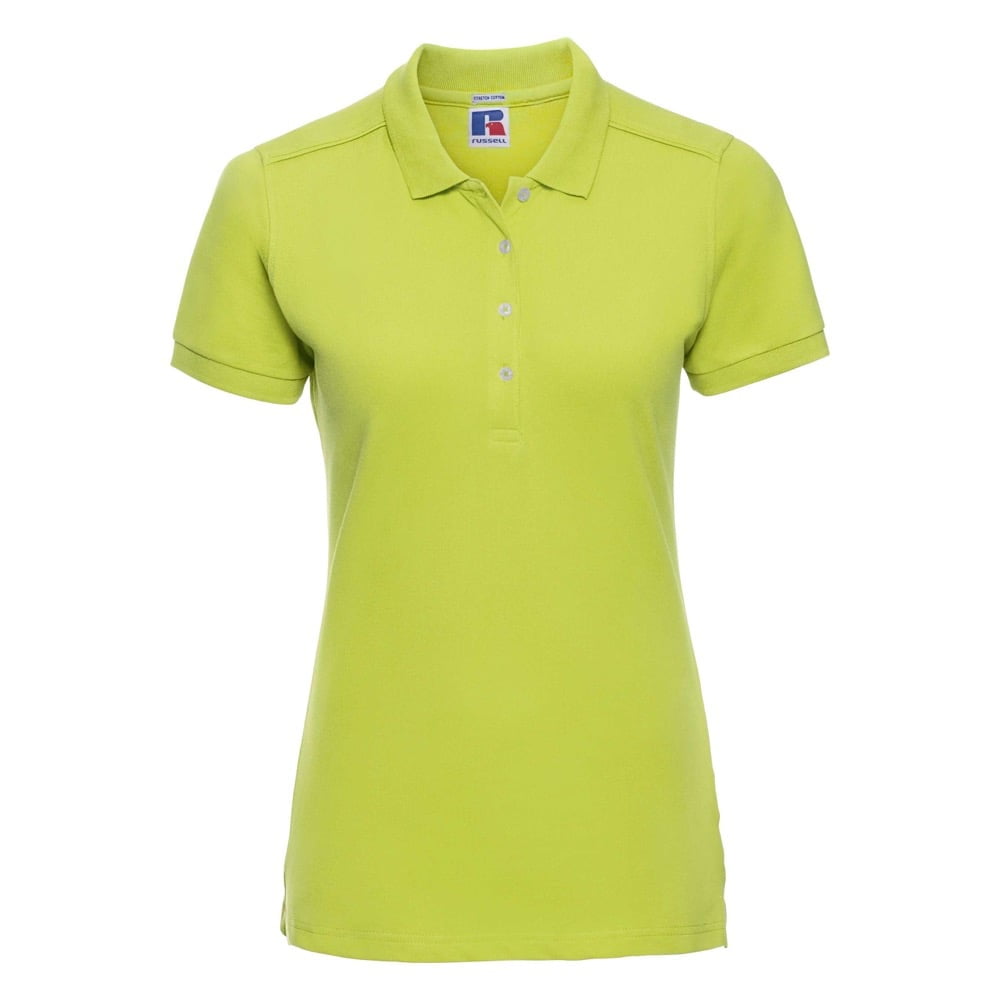 Lime - Damska koszulka polo Stretch
