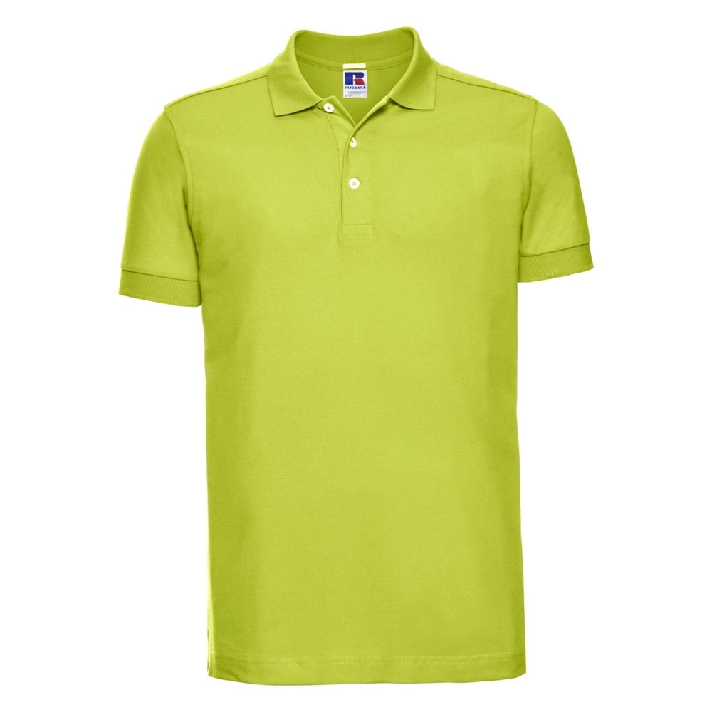 Lime - Męska koszulka polo Stretch