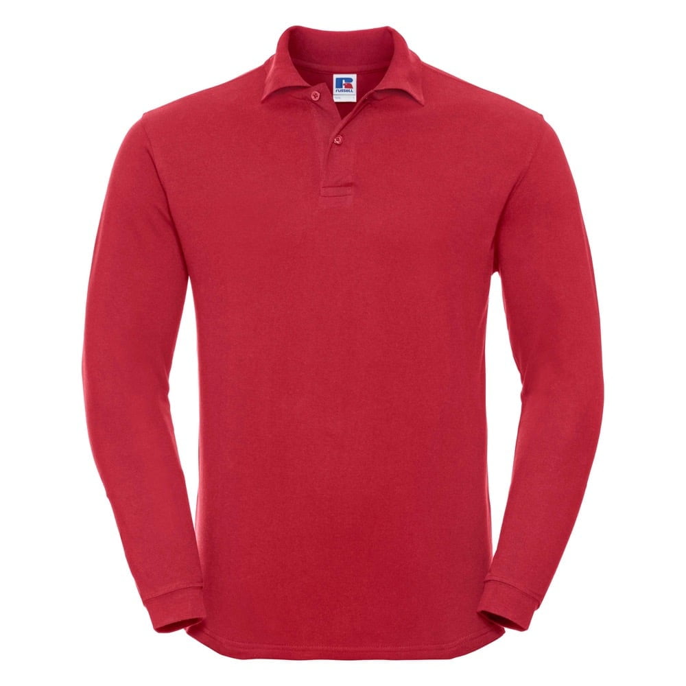 Classic Red - Koszulka polo z długim rękawem Classic