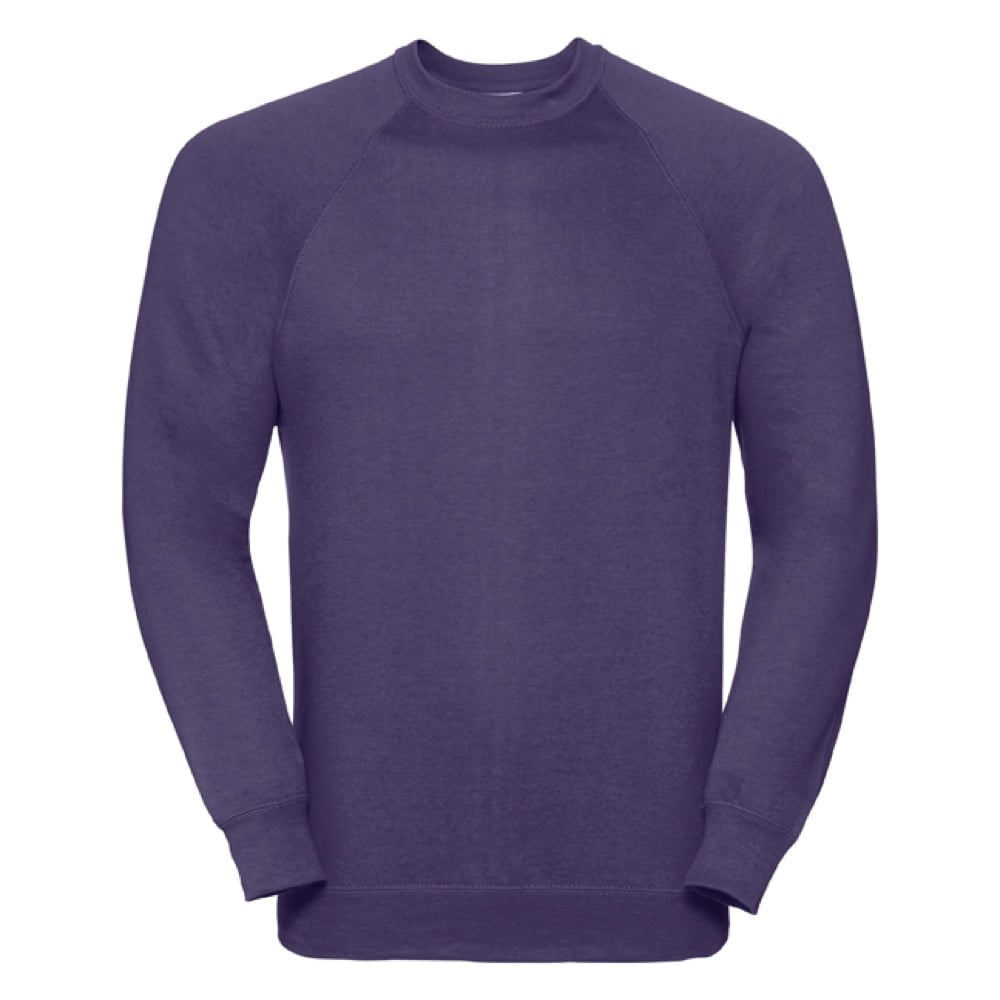 Purple - Bluza Crewneck Raglan