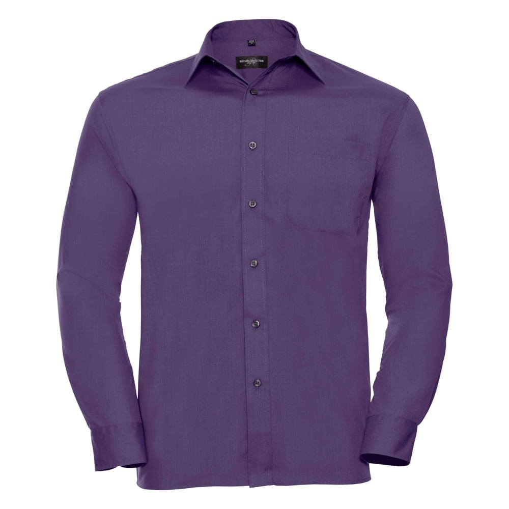 Purple - Męska klasyczna koszula Polycotton