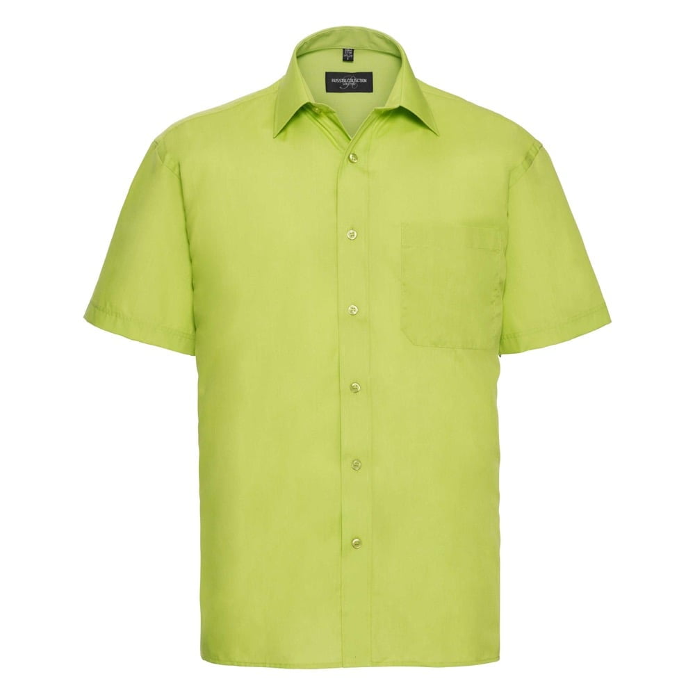 Lime - Męska klasyczna koszula Polycotton