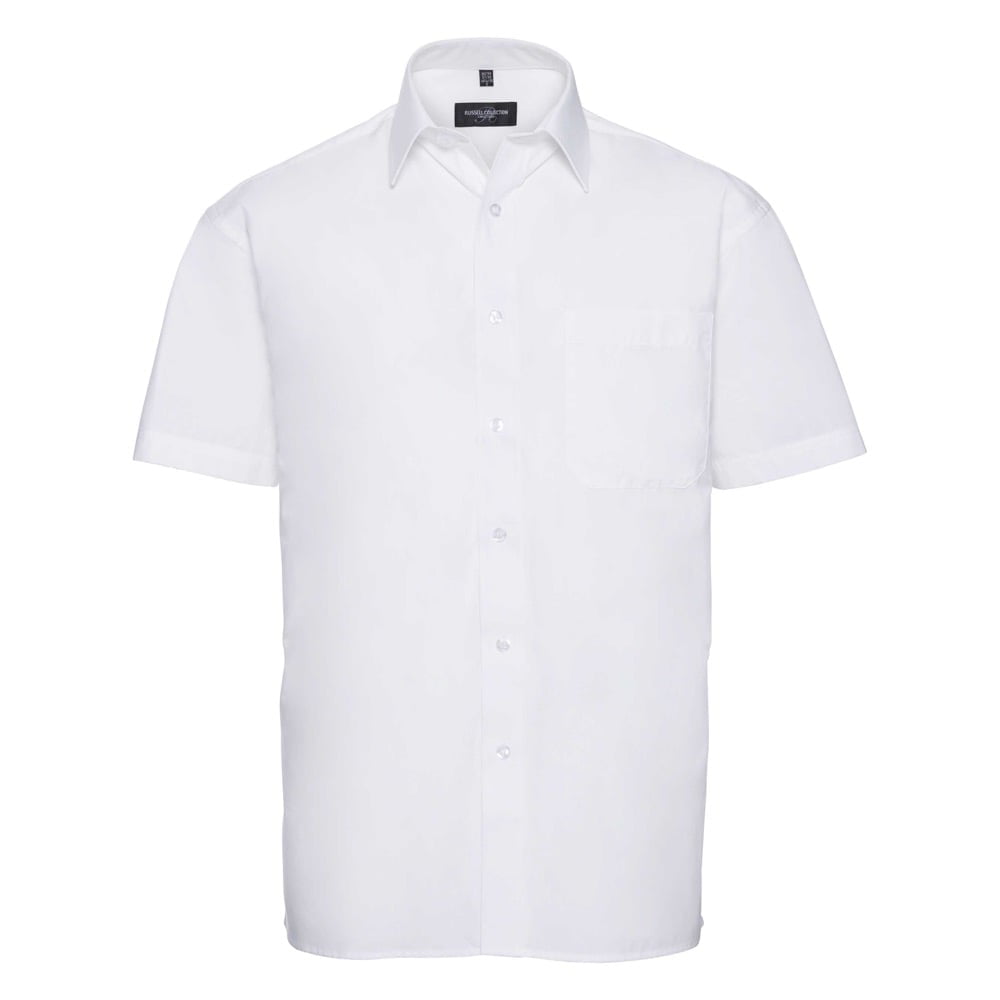 White - Męska klasyczna koszula Pure Cotton