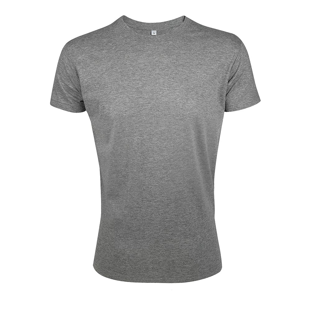 Grey Melange - Męska koszulka Regent