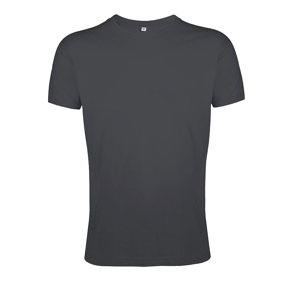 Dark Grey (Solid) - Męska koszulka Regent