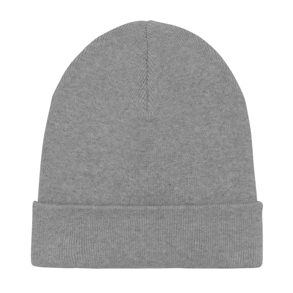 Mid Heather Grey - Czapka dzianinowa Rib Beanie