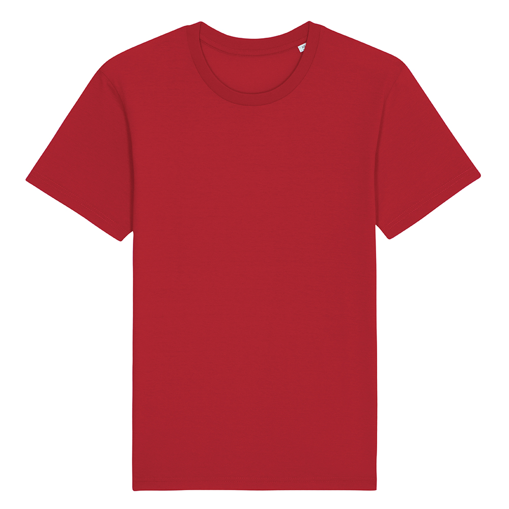 T-shirt organic czerwony unisex Rocker stanley stella