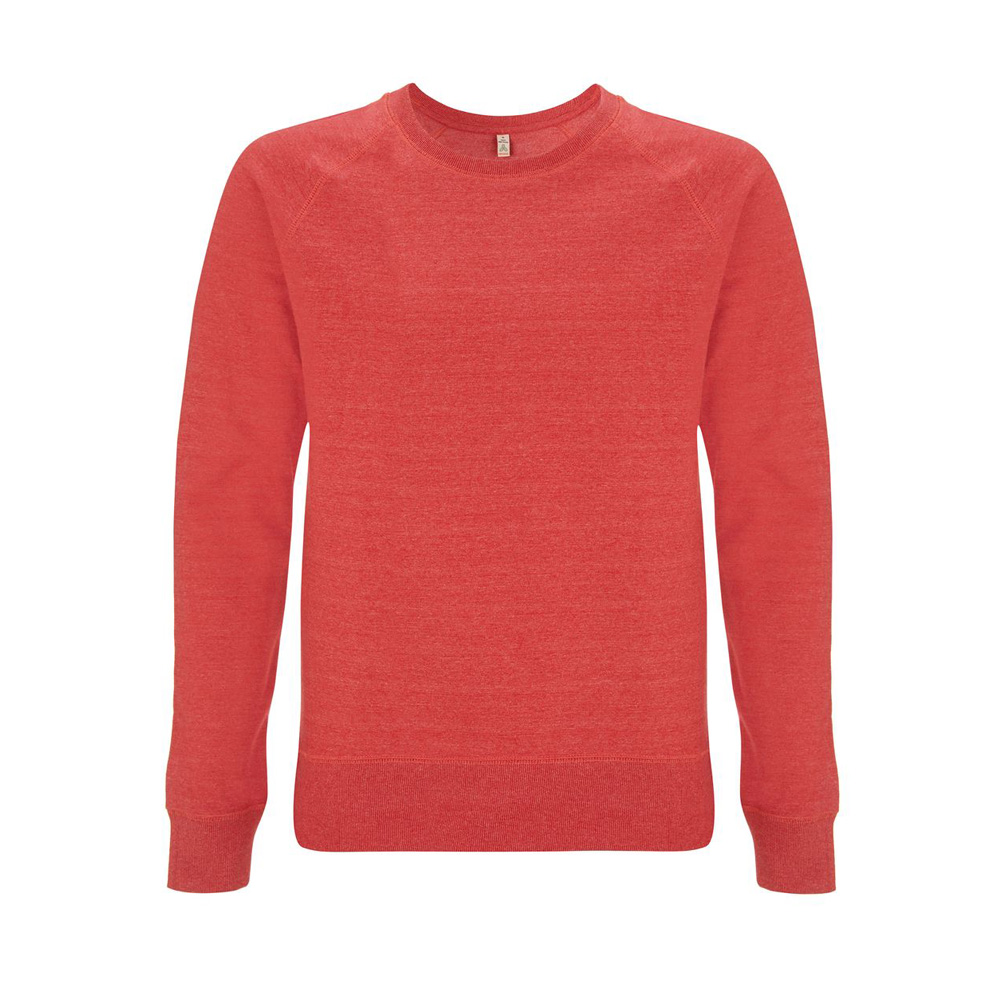 MRE - Melange Red - Bluza Unisex Raglan Sweatshirt SA40