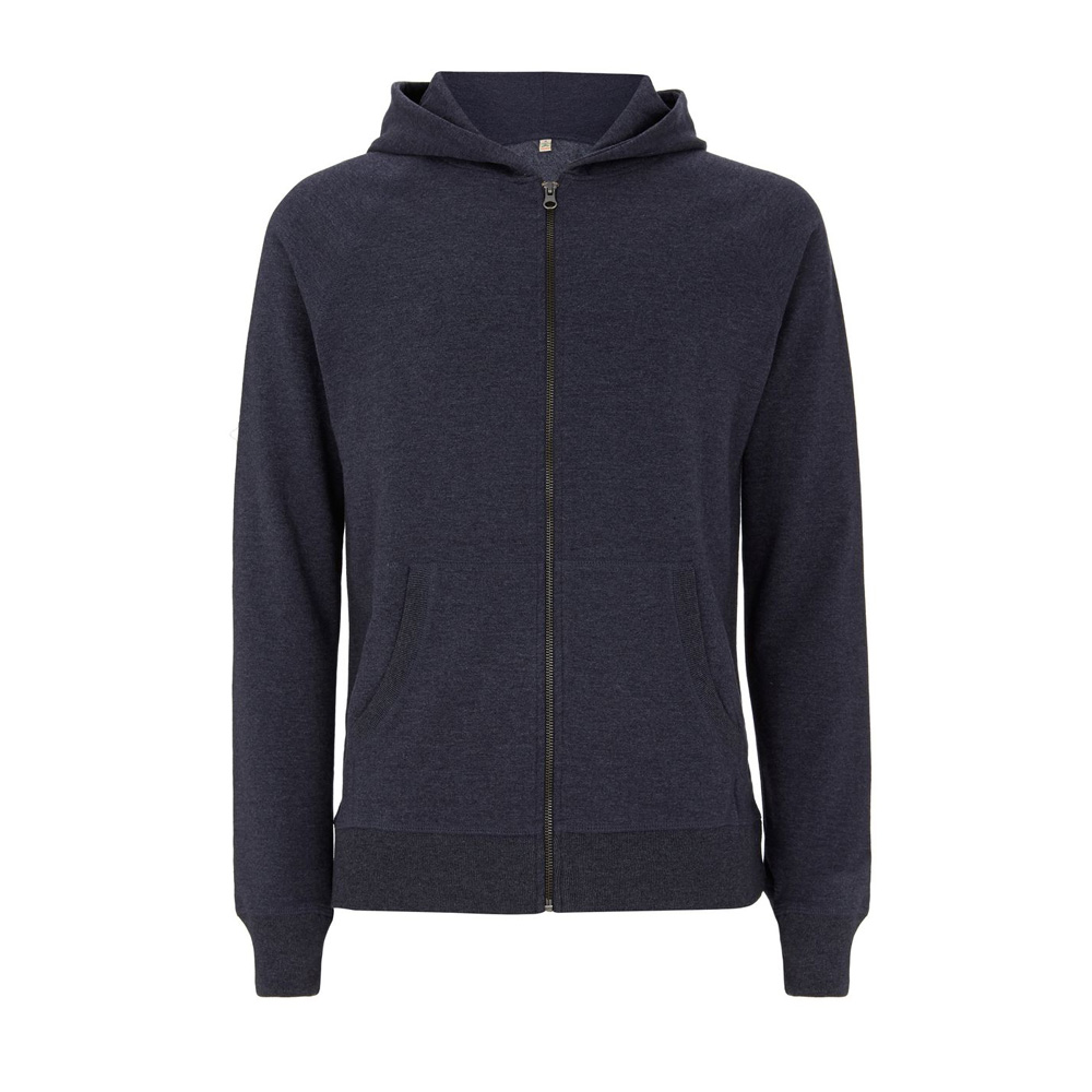 MNA - Melange Navy - Bluza Unisex z Zamkiem SA41Z