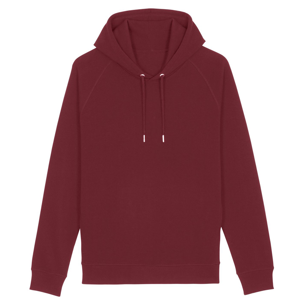 Burgundy - Bluza Unisex z Kapturem Sider