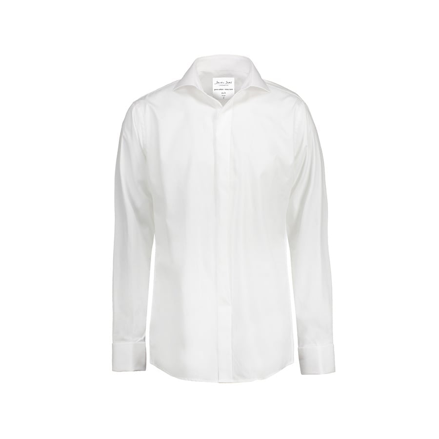 Poplin - Tuxedo - Langärmlig Slim Fit Hemd SS161