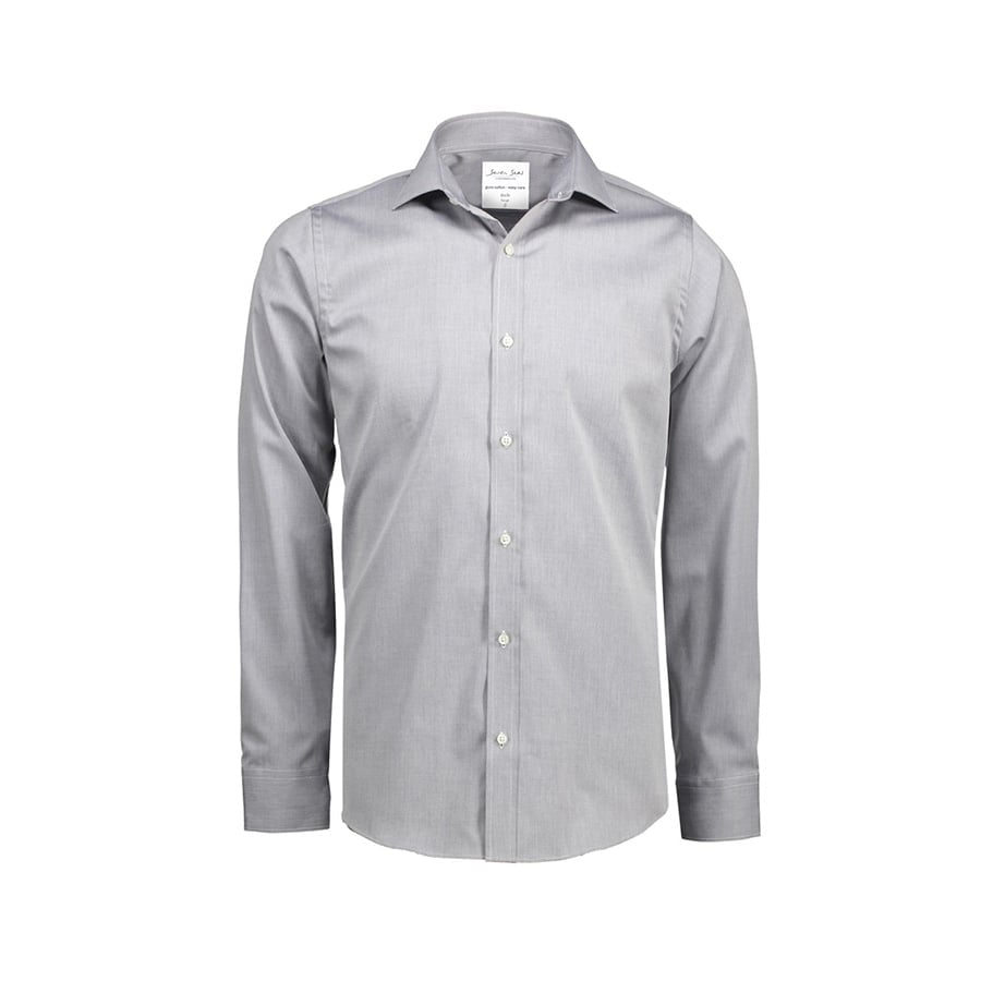 Fine Twill - Langärmlig Slim Fit Hemd SS30