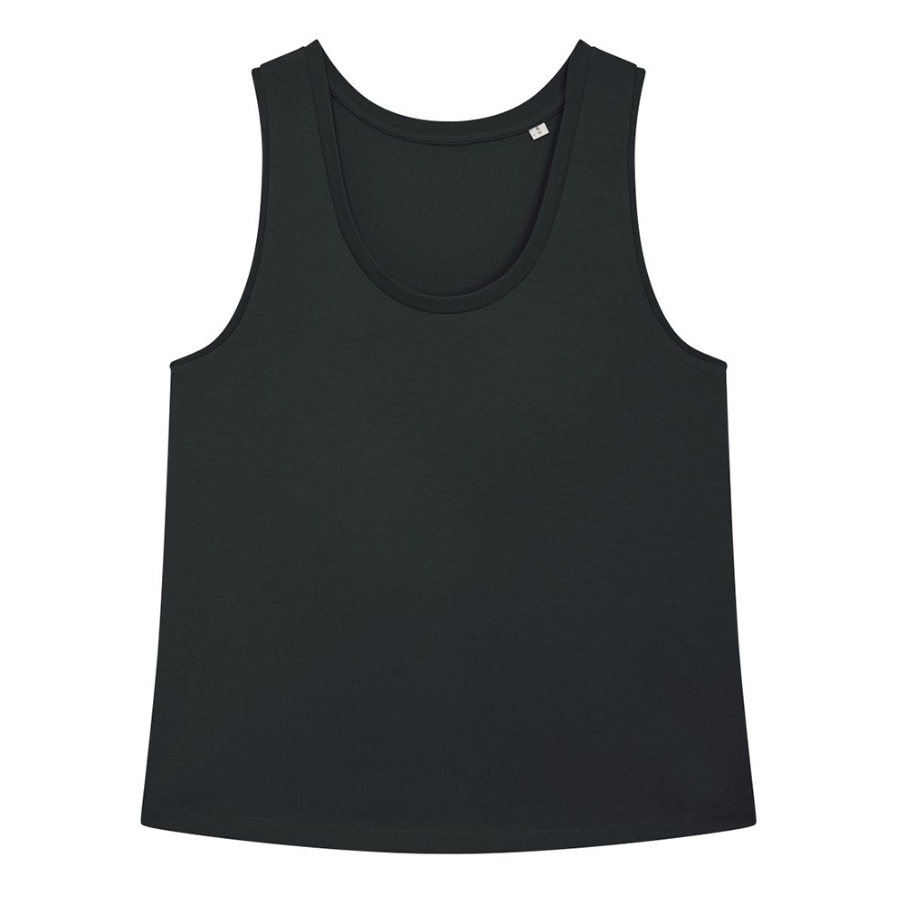 Black - Damski Tank Top Stella Minter