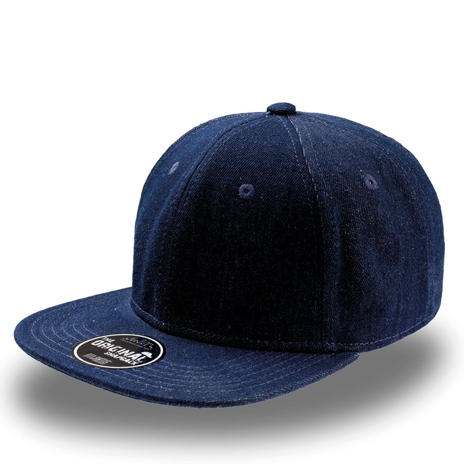 niebieski jeansowy snapback