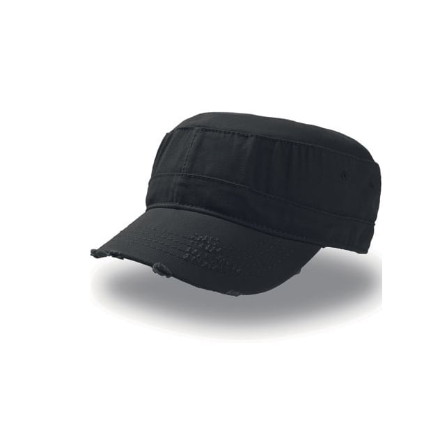 czarna militarna czapka
