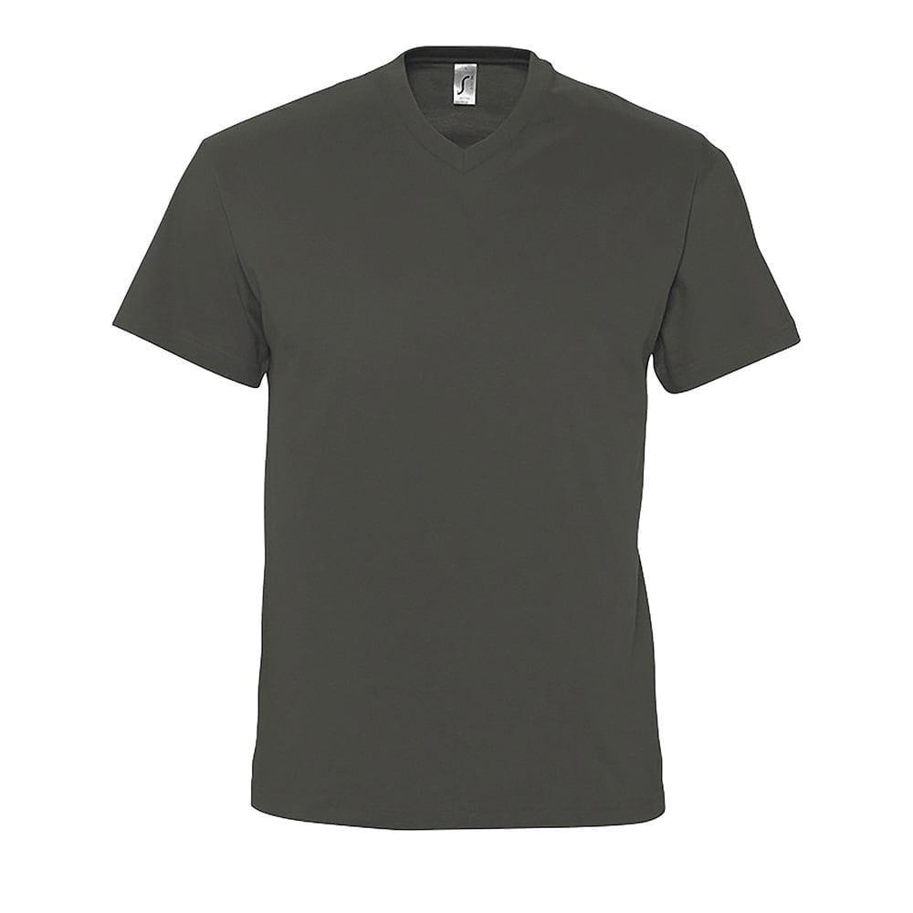 Dark Grey - Męska koszulka V-Neck Victory