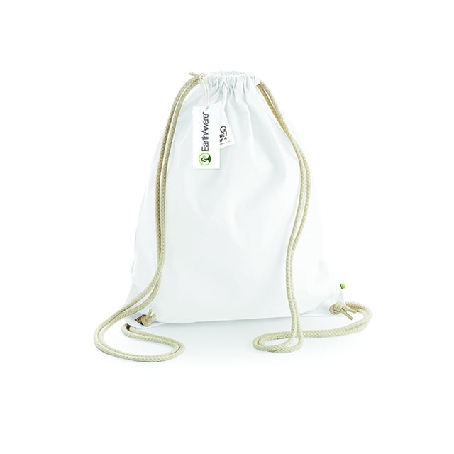 White - EarthAware™ Organic Gymsac