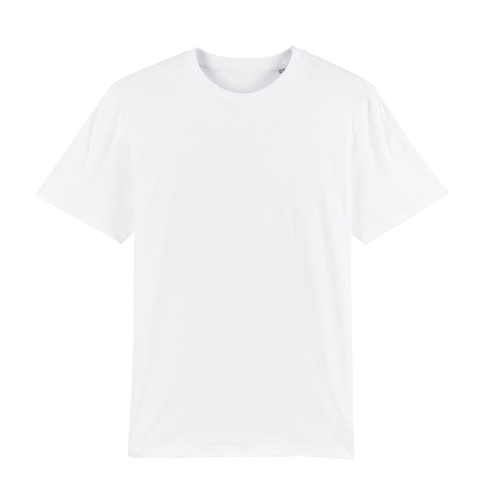 Biały t-shirt unisex z certyfikowanej bawełny organicznej RAVEN Stanley Sparker