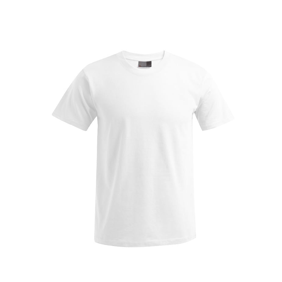 Biała koszulka z drukowanym własnym logo Promodoro Premium 3000/3099