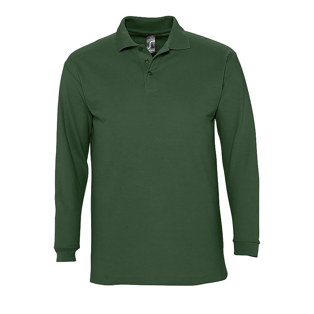 Golf Green - Męska koszulka z długim rękawem Winter II