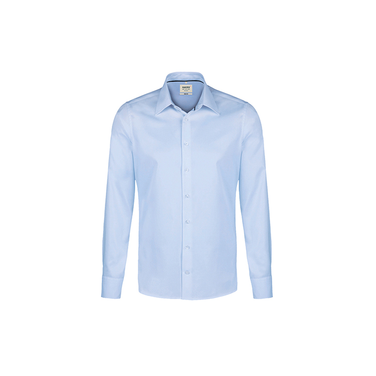 Ocean Blue - Męska bluzka typu oxford Comfort 117