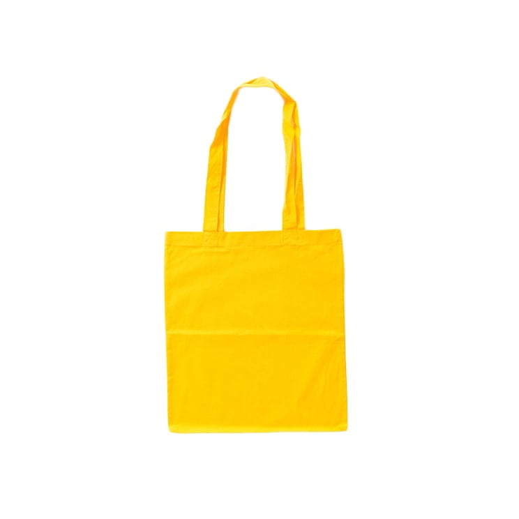 Yellow - Cotton bag, long handles