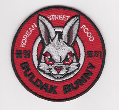 Naszywka z logo Budlak Bunny