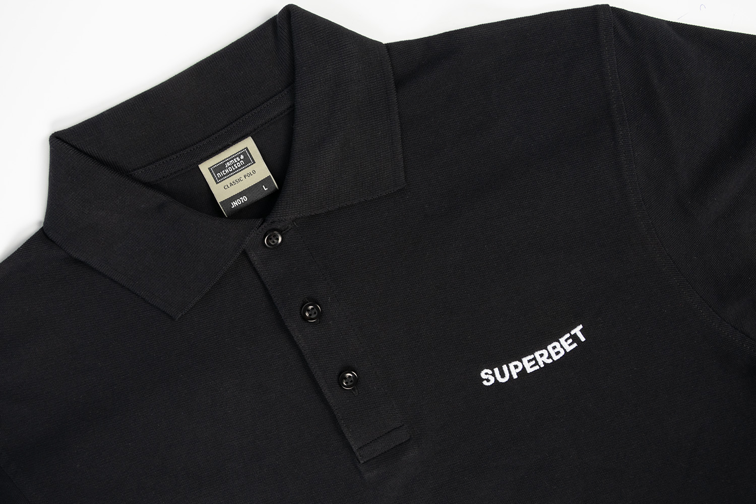 Polówka z haftem logotypu klienta