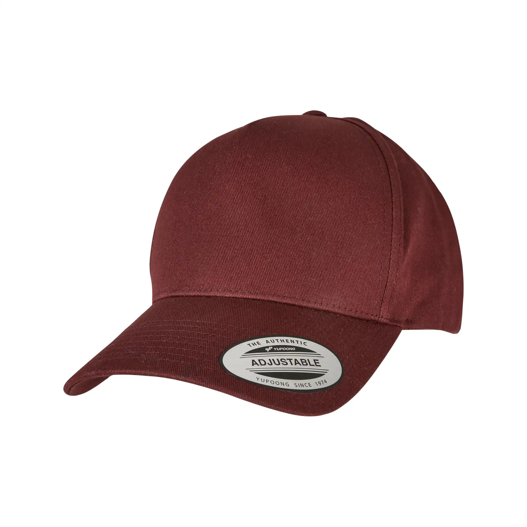 czapka snapback 5-panelowa Curved Classic - burgundy flexfit raven