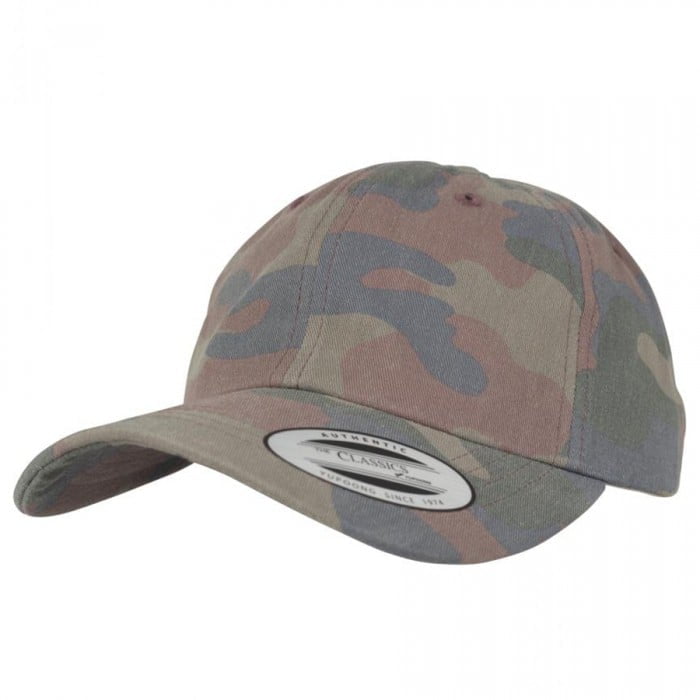 Niskoprofilowa czapka Dad Hat z efektem kamuflażu