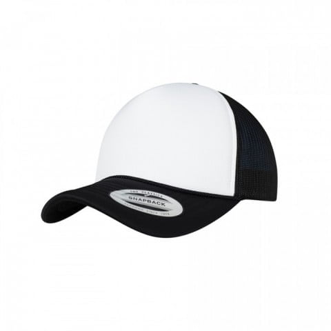 biało-czarna czapka trucker 6005FC Flexfit