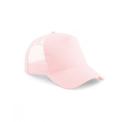 różowa czapka snapback trucker