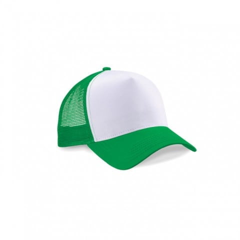 biało-zielona czapka snapback trucker