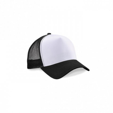 biało-czarna czapka snapback trucker