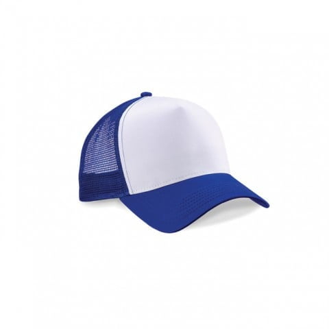 biało-niebieska czapka snapback trucker