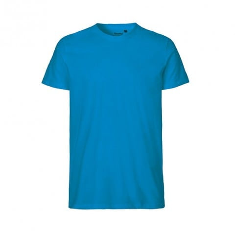 Sapphire - Męski T-Shirt w serek Fairtrade