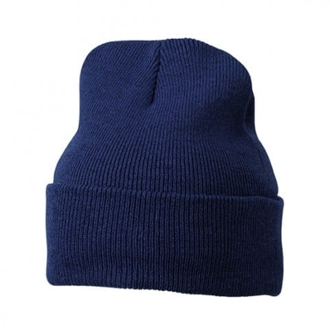 Dark Navy - Wintermütze Zoom Knitted