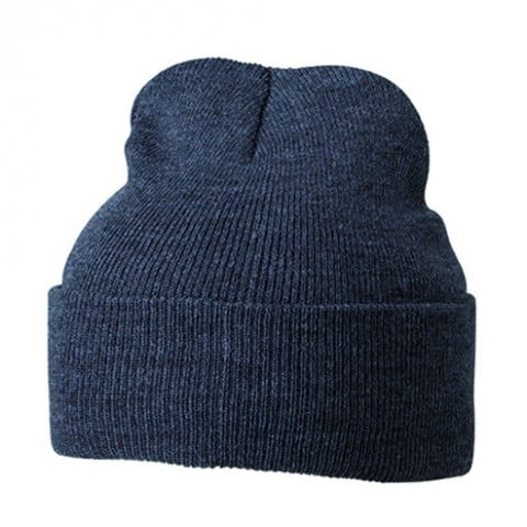 Dark Heather Blue - Wintermütze Zoom Knitted