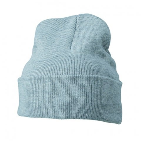 Light Grey Melange - Wintermütze Zoom Knitted