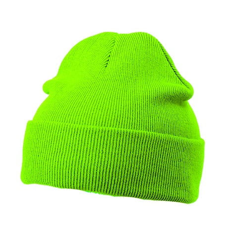 Lime Green - Wintermütze Zoom Knitted