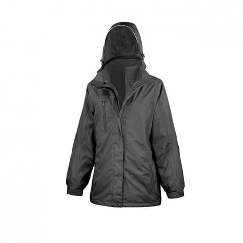 Black - Ladies` 3 in 1 Softshell Journey Jacket